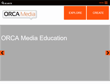 Tablet Screenshot of orcamedia.net